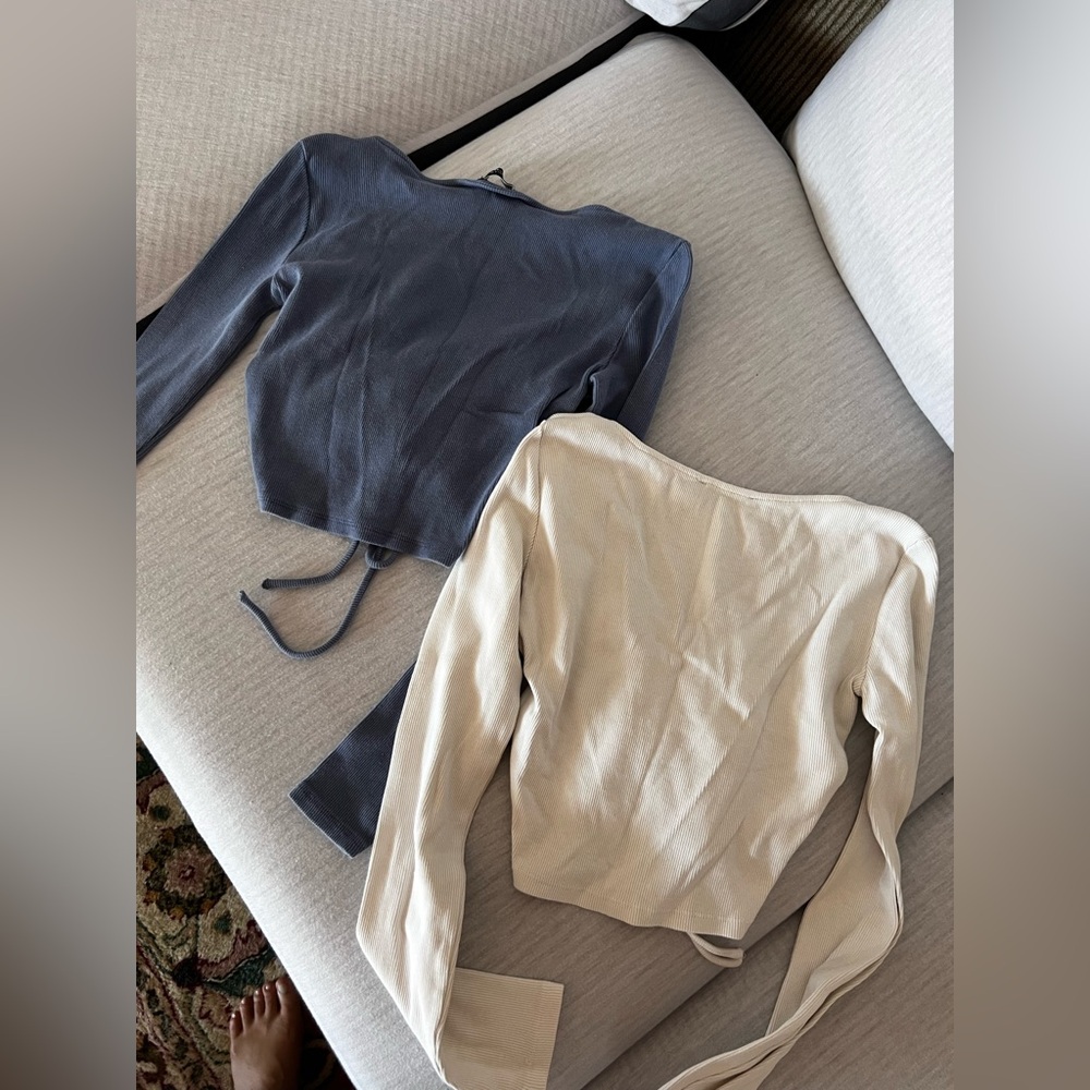 ZARA Ruched Crop Top Bundle - Picture 4 of 4